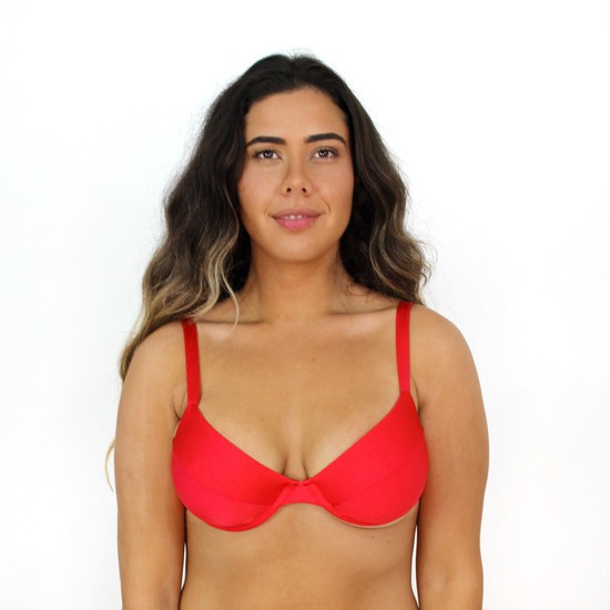 Top Positano - Vermelho Scarlet