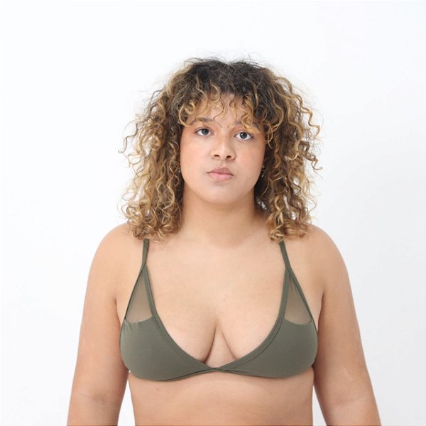 Top split - Verde Militar