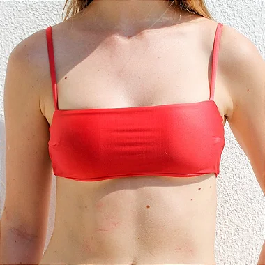 Top Tulum - Vermelho Shine