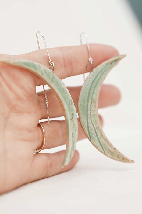 BRINCOS LUA VERDE