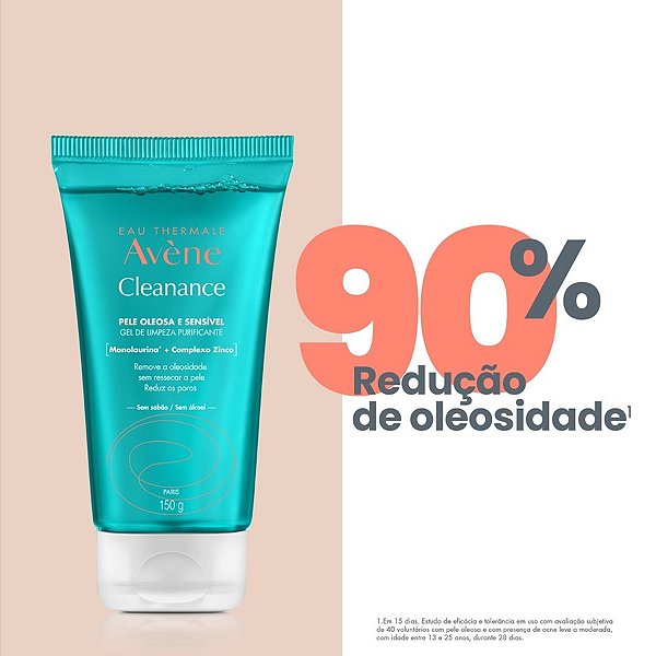 Gel de limpeza facial avène cleanance 150ml - Ella Perfumaria