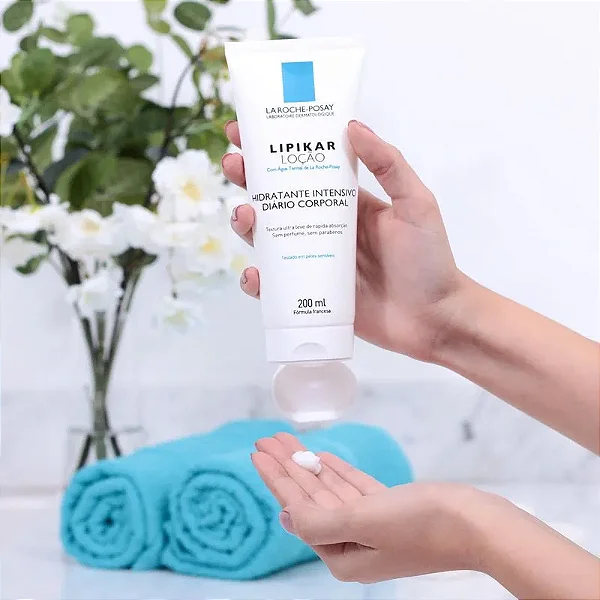 Loção Hidratante Corporal Intensivo Diário La Roche-Posay Lipikar com 200ml