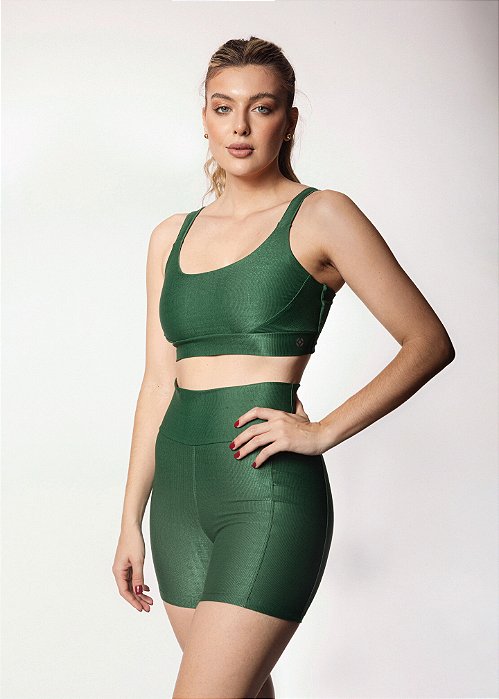 SHORT LARA VERDE FLORESTA