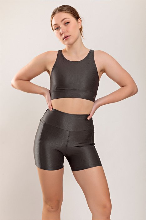 SHORT LARA CINZA