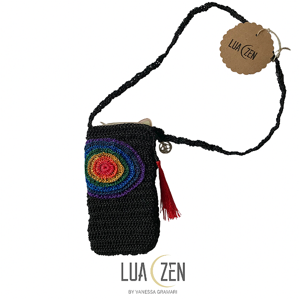 Bolsinha Porta Celular Mandala Chakras