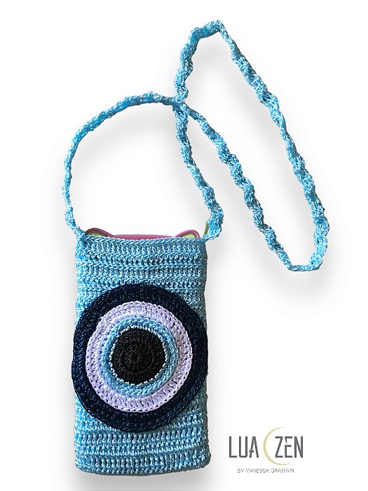 Bolsinha Porta Celular Olho Grego