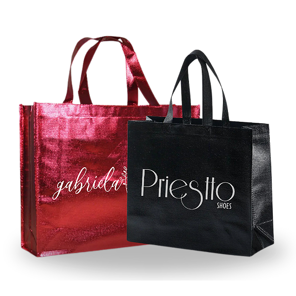 SACOLA TNT METALIZADA