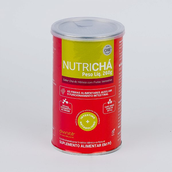 Nutricha - Sabor Cha de Hibisco Com Frutas Vermelhas - 260g