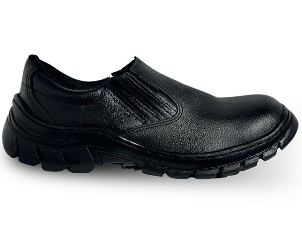 Sapato De Segurança Para Trabalho Com Certificação CA Em Couro Legitimo