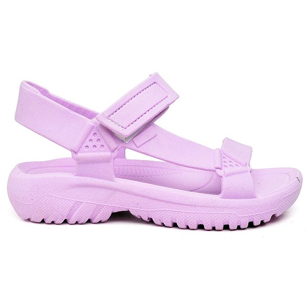 Sandália Feminina Infantil Princesa Lilas
