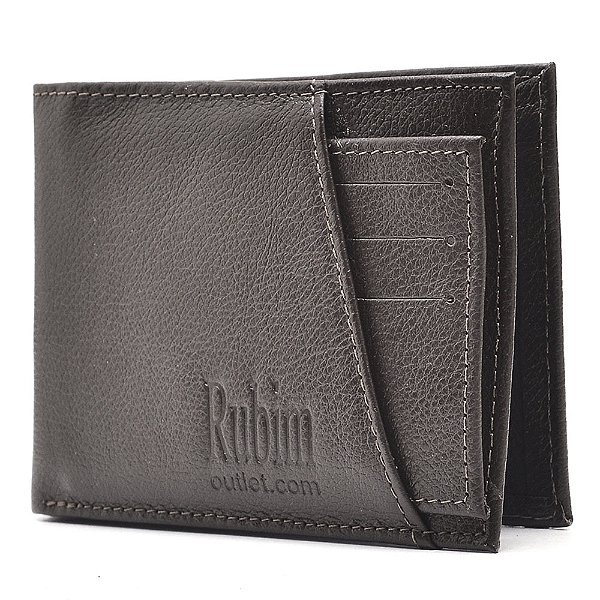Carteira Masculina Em Couro 027 Marrom