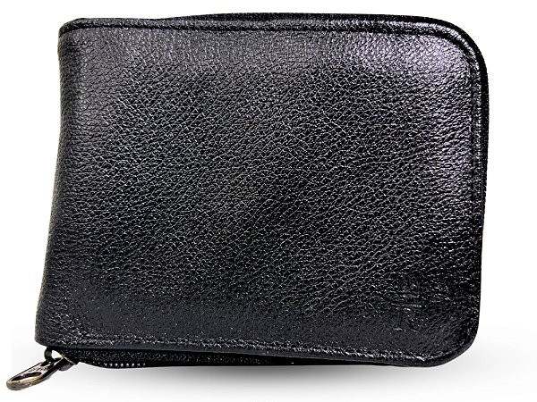 Carteira Masculina Em Couro 008 Preta