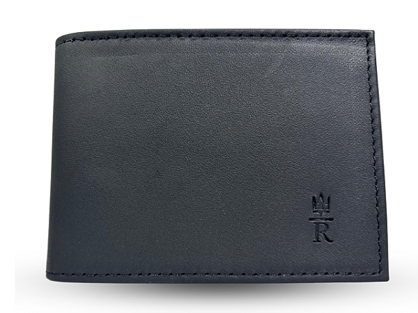Carteira Masculina Em Couro 012 Preta
