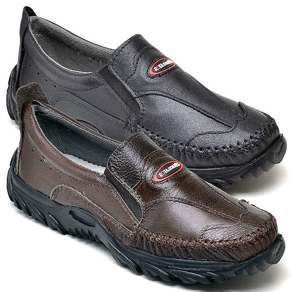 Kit Sapatilha Mocassim Masculino Couro Dia a Dia Conforto