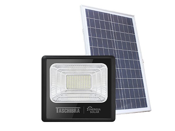 Refletor Led Solar Tr Sun 100w 6500k Preto-Der/02 Preto