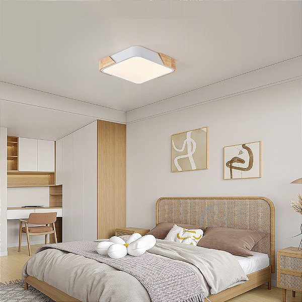 Plafon Led Quadrado Psq-040b 3 Em 1