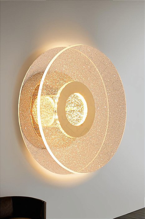 Aran 20cm 7w 3000k 560lm Dourado