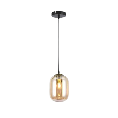Pendente Glass Champagne Ambar E27 50x200mm Ip20