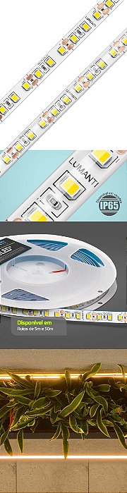 Fita Led 12v C/ 120 Leds Smd 3000k 12w 1176 Lumens Ip20 Irc 80