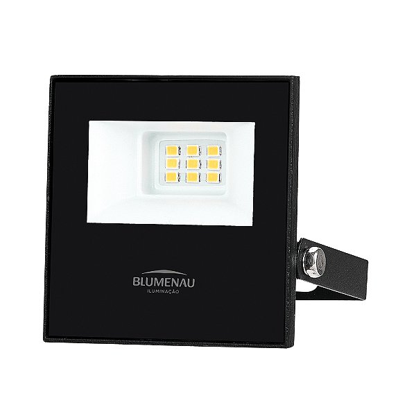 Refletor LED Play 10W IP66 Alum Quad 65mm Bivolt 3.000K - Pret