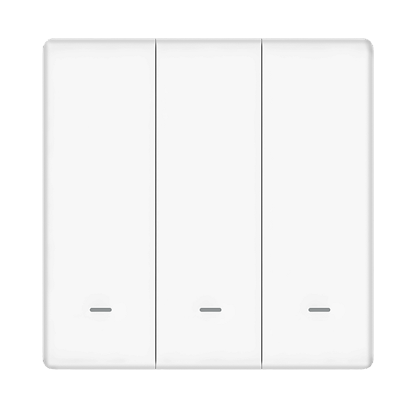 Interruptor Smart Bat. 3v, 3 Teclas, Ble+Sigmesh Myhouse X, Branco