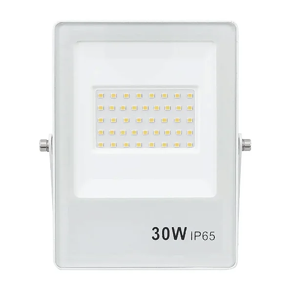 Refletor Ultrafino Branc 3000k 30w 2400l