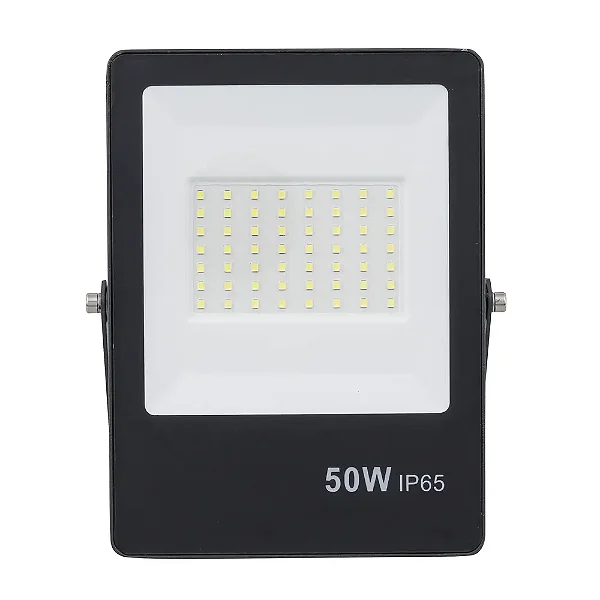Refletor Ultrafino Preto 6500k 50w 4000l