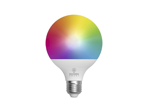 Smart Lampada Wi-Fi Led Taschibra 13w G95 Rgb