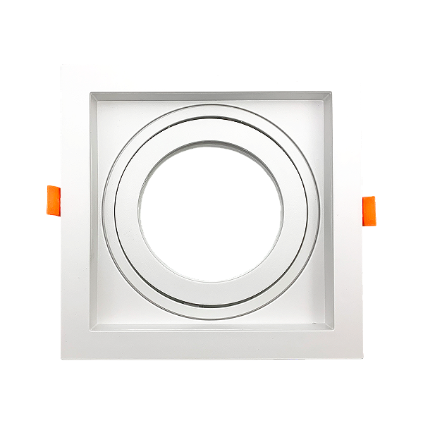 Spot Recuado Para Lampada Ar70 Conect Abs Branco Br