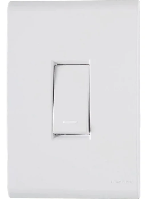 Cj. Interruptor Simples 10a/250v Liz Branco Tramontina