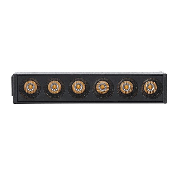 Linear De Foco Mag 6w 3000k Angulo 24. Irc 80 Ip20 48v - Preto