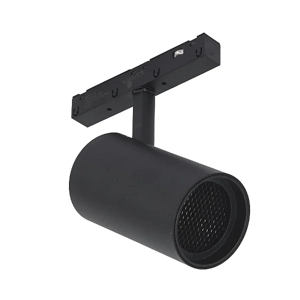 Spot Mag 12w 3000k Angulo 24. Irc 80 Ip20 48v - Preto