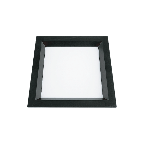 Painel Inspire Embutir Recuado 220x220x44mm 18w 4000k Preto Biv. 1500lm