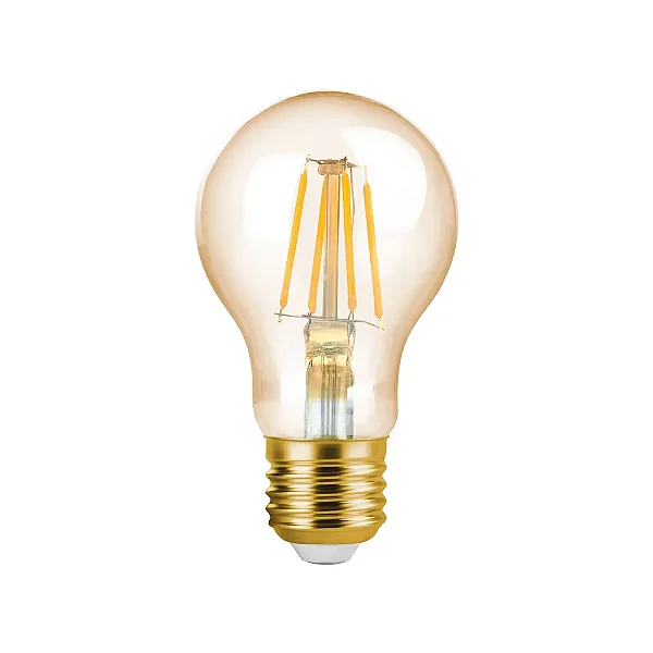 A60 Filamento 4w 300lm 2200k E27 85-240v Vintage Amber