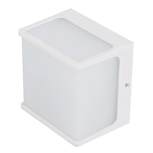 Arandela Hamsa 8w 3000k Branca 550 Lumens IP65 Bivolt