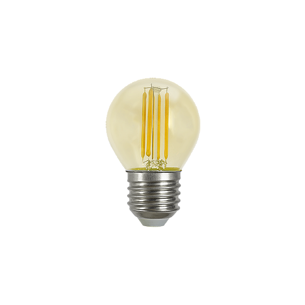 Lâmpada De Filamento G45 E27 4W 2200K 400LM Biv. MGSH Ambar