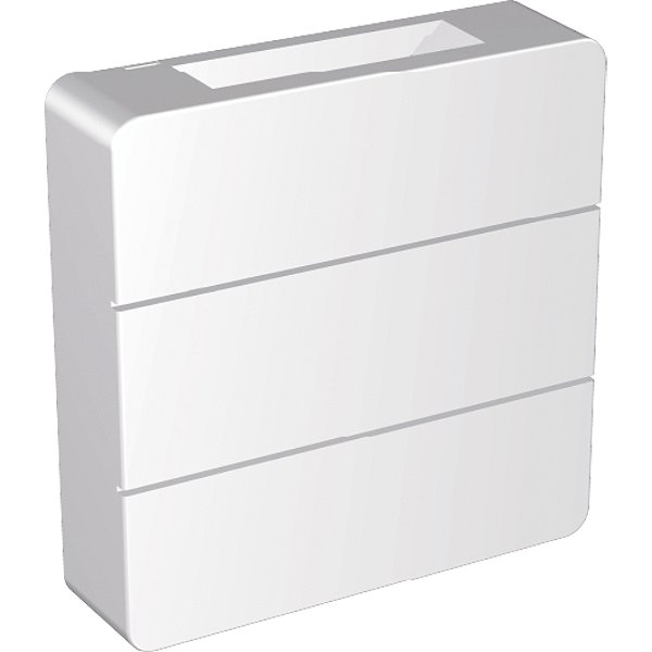 Arandela Clean LED Aletada ABS 6W Bi-Volt 3.000K - Branco - (23633004)