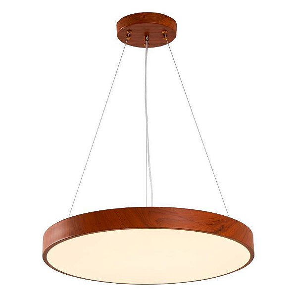 PENDENTE LED ORIS 60CM 36W 3000K IMBUIA