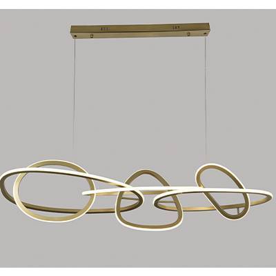 PENDENTE LED JEDA 83W 3000K OURO CHAMPAGNE