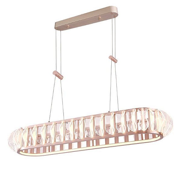 PENDENTE LED WAVY 60W 2700K OURO CHAMPAGNE