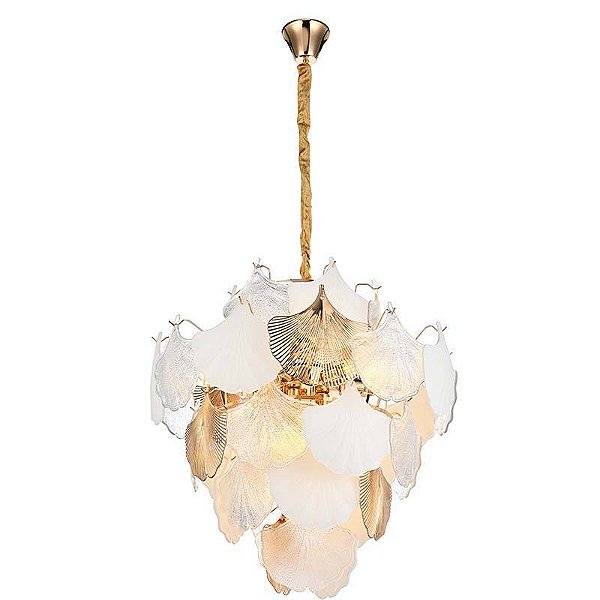 PENDENTE MUSCHE 60CM 18*E14 OURO BRILHO