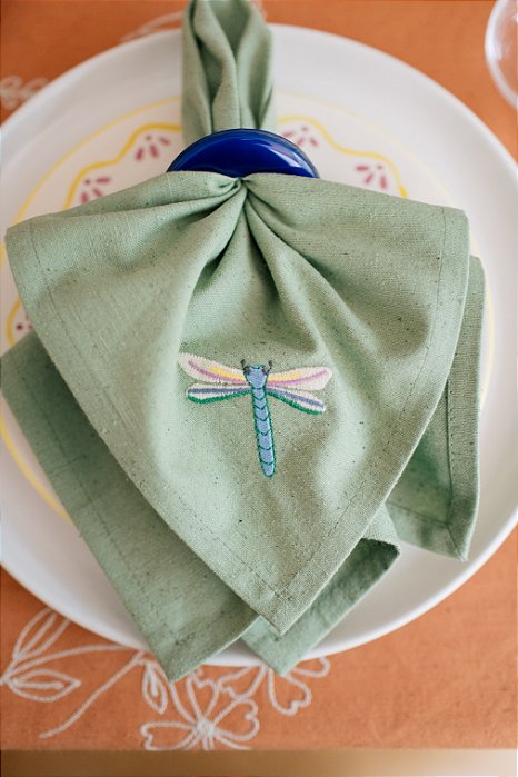 Guardanapo de Mesa Libélula - Verde