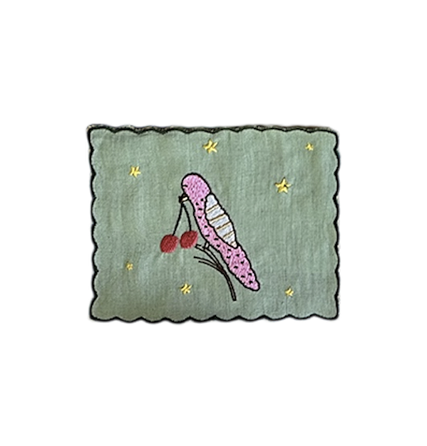 Kit Guardanapo de Coquetel Pássaros - Linho Verde