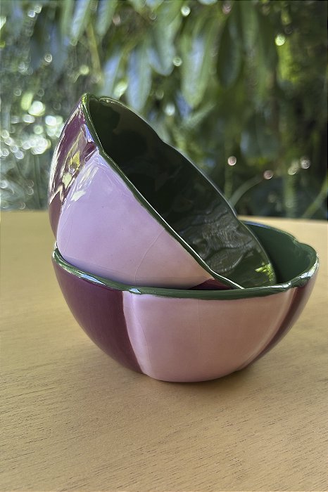 Bowl Verde e Rosa