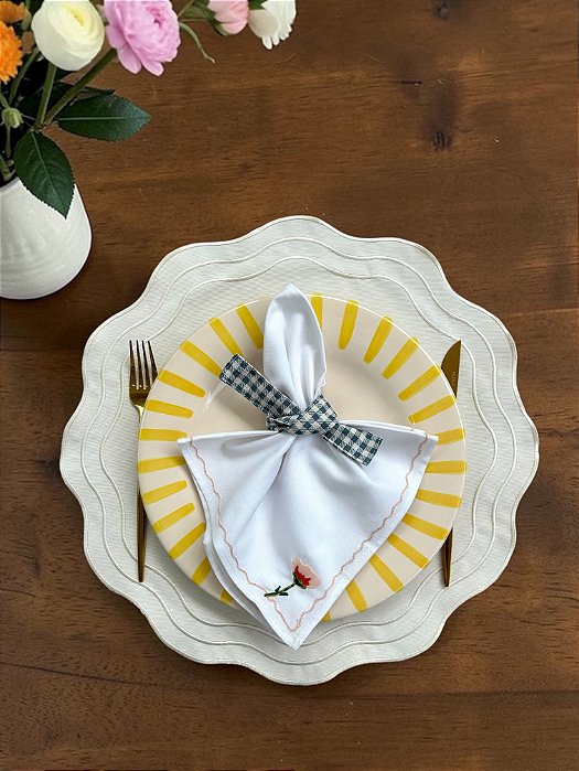 Jogo Americano Impermeável Trionda - Pérola