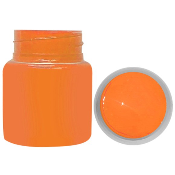 Tinta fluorescente laranja 100 gramas