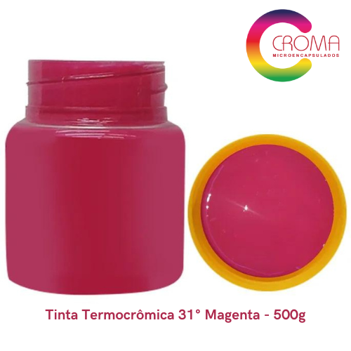 Tinta Termocrômica 31° Magenta - 500g