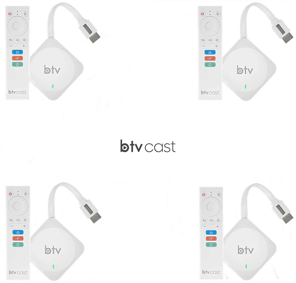 Quatro Btv Cast Ultra Hd 4K 8GB Wi-Fi Dual Band