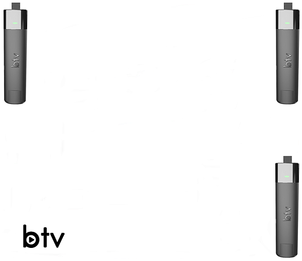 Três Btv Stick ES15 Ultra Hd 4K 8GB Wi-Fi Dual Band