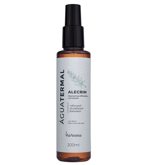 Água Termal com Oleo Essencial de Alecrim Via Aroma - 200ml